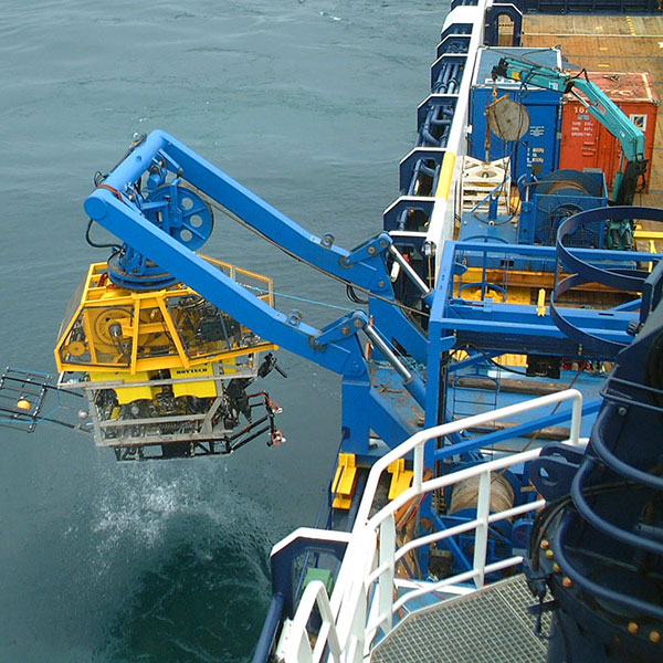ROV Being Launched