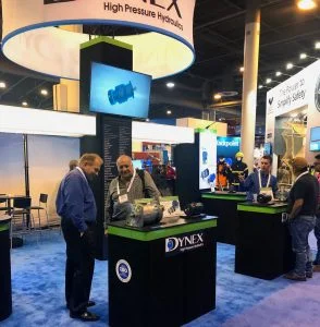 Dynex booth at OTC 2019