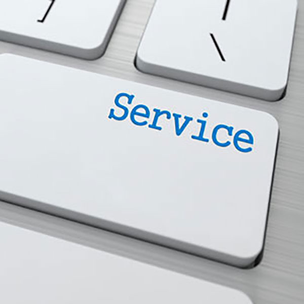 Service keyboard graphic